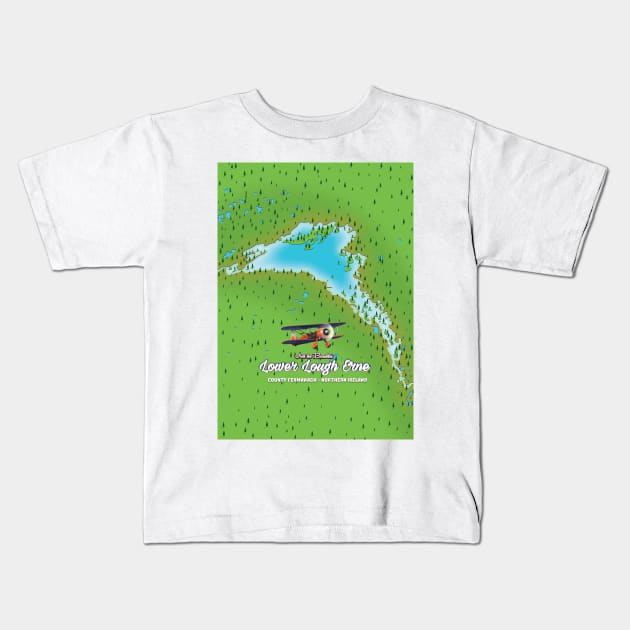 lower lough erne County Fermanagh - Northern Ireland Kids T-Shirt by nickemporium1